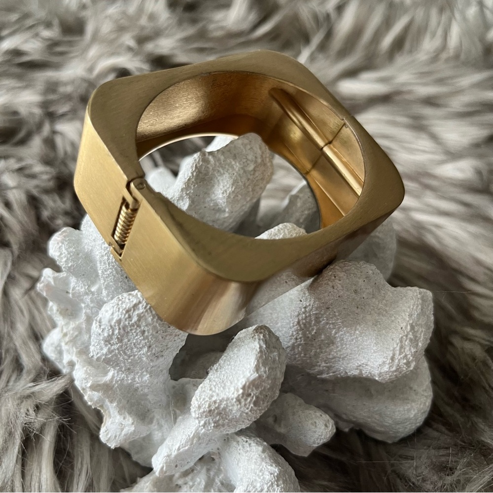 Chunky Matte Gold Bracelet